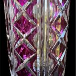 Large Cut Crystal Vase By Val Saint Lambert